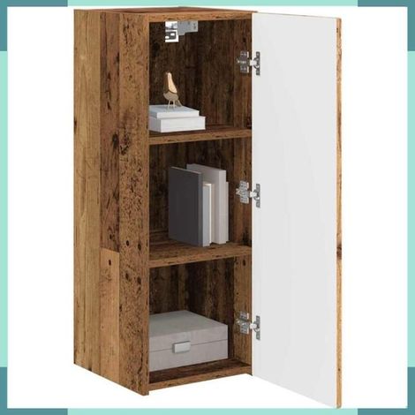 892305 Meuble TV mural Bois Ancien 30 x 31 x 80 cm Bois d'ingénierie (1/5)