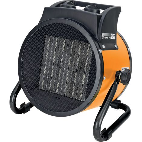 SIP FIREBALL Turbofan 3001 Electric Fan Heater - Steel - L21 x W26.5 x H29 cm (1/3)