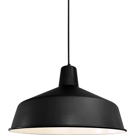 Mexlite - hängeleuchte - Blackmoon - schwarz - metall - Ø 40cm - (1/5)