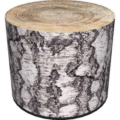 Pouf impermeabile in Cordura per casa e giardino - Motivo Breza, elegante, comodo, stabile, con cerniera, 40 cm, Bertoni (1/5)