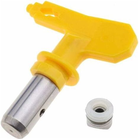 Buse de pulvérisation en acier au tungstène 517 – Angle de 50° – Ouverture de 0,04 cm – Largeur de 250 à 300 mm – Compatible avec les pistolets de pulvérisation sans air (1/5)