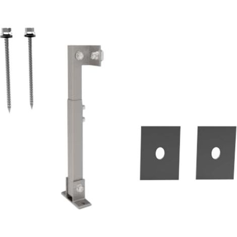 Pata delantera y trasera ajustable V-TAC H280-415 mm/10°-15° para módulos fotovoltaicos