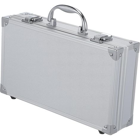 Boucle à Loquet en Fer Argenté Protection Sécurisée Anti-vol pour Boîte à Outils, 4 Sets Fermeture Robuste pour Coffret en Bois (1/5)