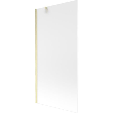 Mexen Next parete doccia a 1 anta 90 x 150 cm, satinato, oro spazzolato - 895-090-000-00-30-55 (1/5)