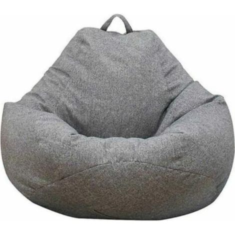 Pouf pour adulte, canapé, housse intérieure, chaise longue paresseuse, sans remplissage. sunflower (1/2)