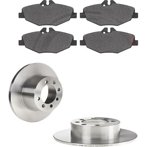 KIT FRENI ANTERIORI compatibile con MERCEDES-BENZ CLASSE E (W211) - DISCHI + PASTIGLIE OEM: P 50 049 / 17400 /SOSTITUZIONE DIRETTA/BASSA POLVERE/SILENZIOSO