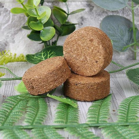 Terreau léger compressé en fibres de coco, granulés de fibre de coco, substrat nutritif pour plantes, jardin (1/4)