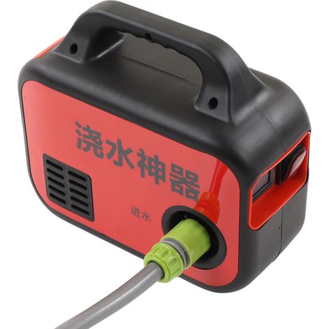 Pompe à eau sans fil rechargeable, pompe de transfert d'eau 110-240 V avec tuyau de 5 m pour l'irrigation, prise UE (1/5)