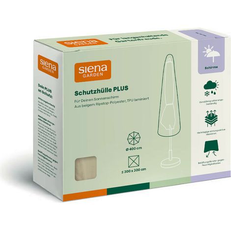 Siena Garden Schirmhülle H 215 x 30/40 bis Ø4m Schutzhülle Abdeckplane