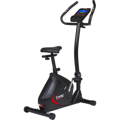 Vélo d'appartement avec 21 programmes – Roue d'inertie 7 kg – 16 niveaux de résistance – Console avec suivi performances