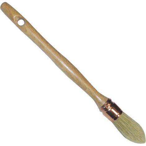 Pincel pulgar para retoque con cerdas puras mango largo D.21 N2 - Savy