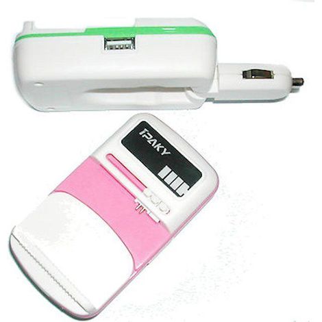 CARICA BATTERIE PER AUTO 12V UNIVERSALE USB 360 GRADI (1/3)
