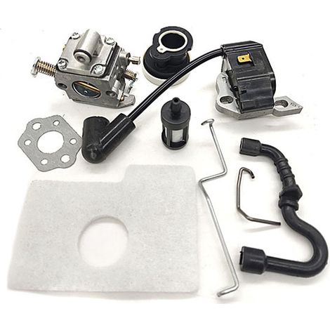 (B)Carburetor for STIHL MS170 MS180 017 018, Carburetor for STIHL MS170 MS180 017 018 Lawn Mower Chainsaw Parts Carburetor (1/4)