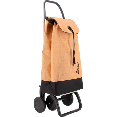 Chariot de courses i-max 4, en jute et noir (1/5)