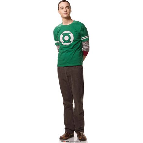 Figurine en carton Dr Sheldon Cooper The Big Bang Theory Haut 92 cm (1/5)