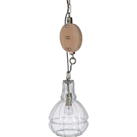 Suspension Industriel avec Poulie (1/2)