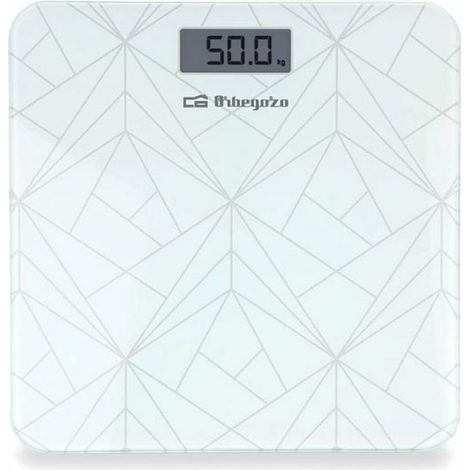 Báscula de Baño Orbegozo PB-2218/ Hasta 180kg/ Blanca (1/5)