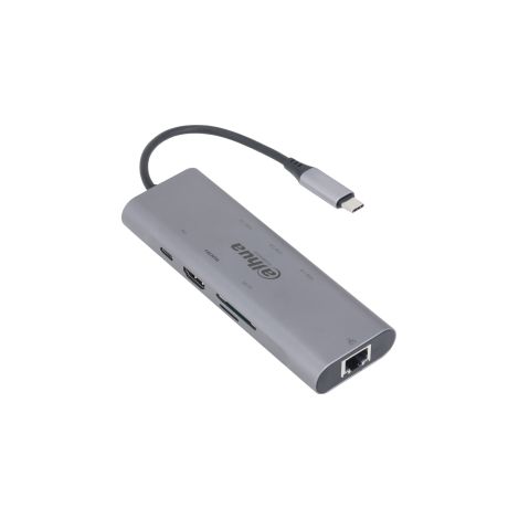 TC38 - Estación de acoplamiento 1 conector USB 3.1 tipo C, 3 USB 3.0 / 1 HDMI / 1 RJ45 / 1 SD / 1 TF / 1 salida PD