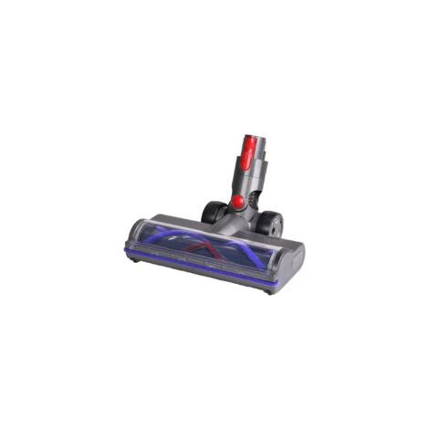 Cepillo compatible con aspiradoras Dyson V7, V8, V10, V11 y V15, cabezal de cepillo de limpieza de accionamiento directo con 4 luces LED para parquet y suelos duros, 26 cm de ancho.