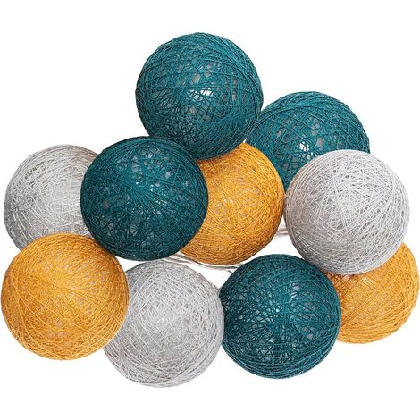 Ghirlanda led 10 palline tropicali d6cm - Atmosphera créateur d'intérieur