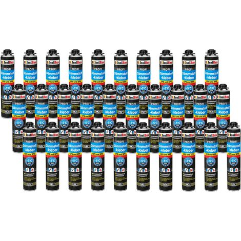 IsolBau Adesivo in schiuma per polistirolo XPS EPS Dämmstoffkleber 30 x 750 ml (1/5)