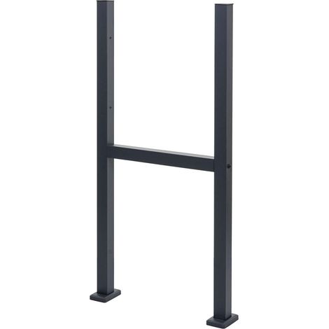[JAMAIS UTILISÉ] Pied pour boîte à lettres HHG-125 boîte à paquets acier galvanisé anthracite