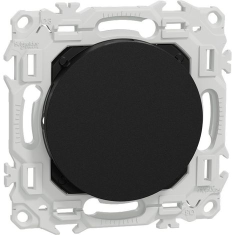 Obturateur Schneider Odace Finition: Noir onyx