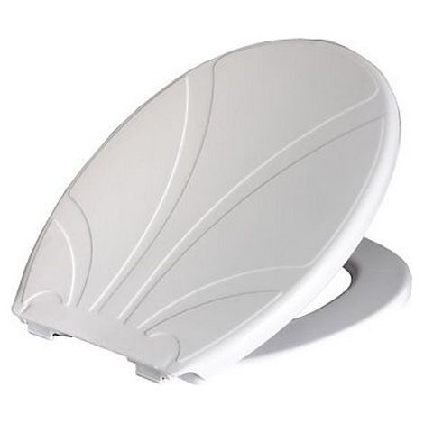 Abattant de toilette universel Lotos, blanc (1/2)