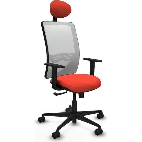 Silla de oficina piqueras y crespo Zulema blanco ergonómico nylon (1/2)