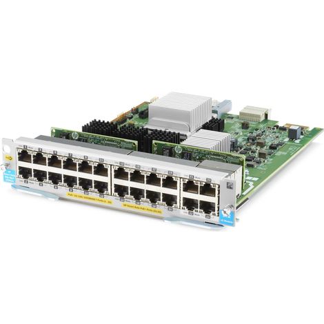 Aruba 20-port 10/100/1000BASE-T PoE+ / 4-port 1/2.5/5/10GBASE-T PoE+ MACsec v3 zl2 module de commutation réseau