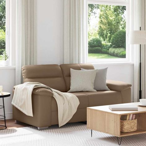 2-Sitzer-Sofa Cappuccino 160x81x84 cm Kunstleder (1/5)
