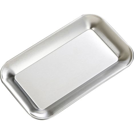 Plat de service carré en acier inoxydable, plateau à vaisselle, assiette à barbecue, couleur argentée, pour la maison