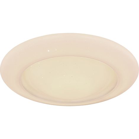 Plafonnier encastré en verre à motifs, LED blanche, intensité variable 3 000-6 500 K, télécommande (1/5)