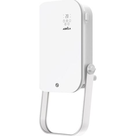 wandheizlüfter österreich 2000w weiss 3-funktionen mit fernbedienung und handtuchhalter display ip24 50x25x13cm