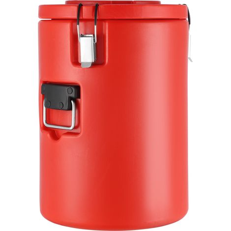Distributeur de boissons en acier inoxydable, 4,5 gallons (17,2 L), thermos chaud/froid avec robinet, alimentaire, pour thé, café, eau, restaurant. (1/5)