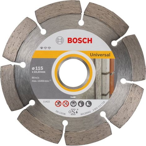 Bosch Diamanttrennscheibe Standard for Universal 115x22,23x1,6 x 10mm, 10er-Pack