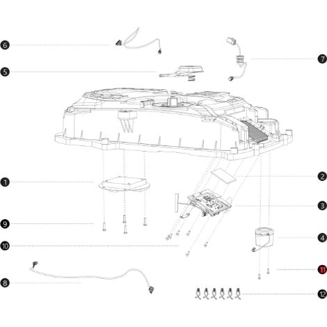 Viti autofilettanti robot NAVIMOW I108E ORIGINALE BLUEBIRD AB12.02.00.0165