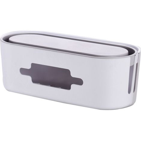 Boîtes De Rangement, Cable Storage Box, Boîtes Rangement Câbles, Cordon Multiprise Cache Boîte, Organisateur De Câble, pour Dissimuler Multiprises Et Câbles (1/4)
