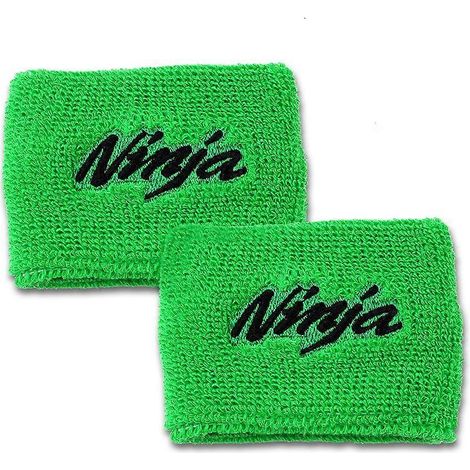 Accessoires moto pour KAWASAKI Ninja 650 ZX6R 1000SX ZX10R Z650 Z750 Z900 Z900RS Z1000 : réservoir de liquide de frein avant avec chaussette. Couleur : Vert Ninja (lot de 2). (1/4)