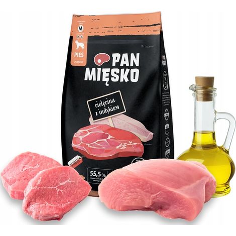 PAN MEAT Kalbfleisch Putenfleisch 3 kg Chips M mittel