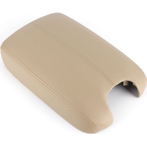 GARRYFIZH Housse d'accoudoirs, couvercle de console centrale anti-rayures pour remplacement de voiture 2008-2012 (Beige)