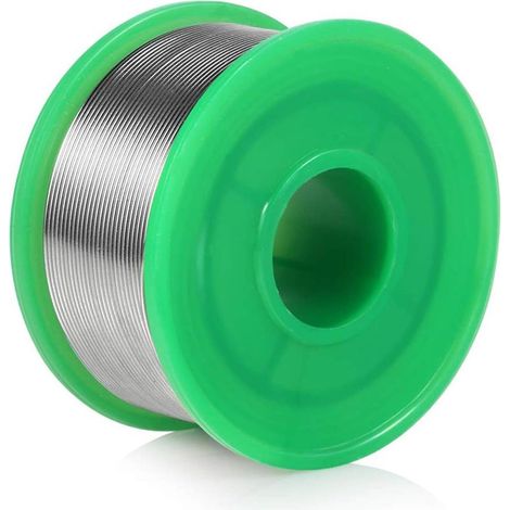 0,8 mm Fil à Souder Sans Plomb Sn 99.3-Cu 0.7 Soudure Etain avec Colophane Core pour Soudure Électrique (100g) (1/5)