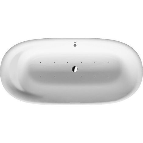 Baignoire bain à remous Duravit CAPE COD 205 l 1855x885mm blanc 1 RS Air-Syst