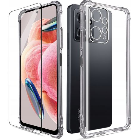 Coque pour Xiaomi Redmi Note 12 4G ARMOR, coque arrière antichoc fine avec verre (1/5)
