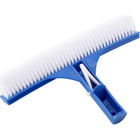 10 Inch Plastic Swimming Pool Cleaning Brush, Screw Holes Team, Can Be Connected With A Telescopic Rod For Cleaning Thermal Pools, Spas And Small Pools (1/5)