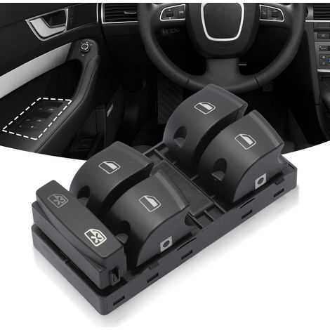 Électrique bouton lève-vitre pour A3 A6 S6 Q7 fenêtre Contrôle du bouton 4F0959851 interrupteur lève-vitre 4F0959851G 4F0959851A 4F0959851F (1/5)