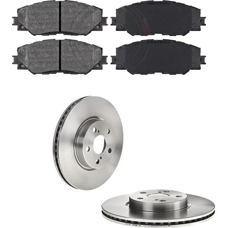 KIT FRENI ANTERIORI compatibile con TOYOTA URBAN CRUISER (P1) - DISCHI + PASTIGLIE OEM: P 83 082 / 18060 /SOSTITUZIONE DIRETTA/BASSA POLVERE/SILENZIOSO (1/5)