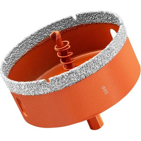 Lochsäge Diamant Fliesenbohrer Kernlochbohrer Zentrierbohrer 85mm (1/5)
