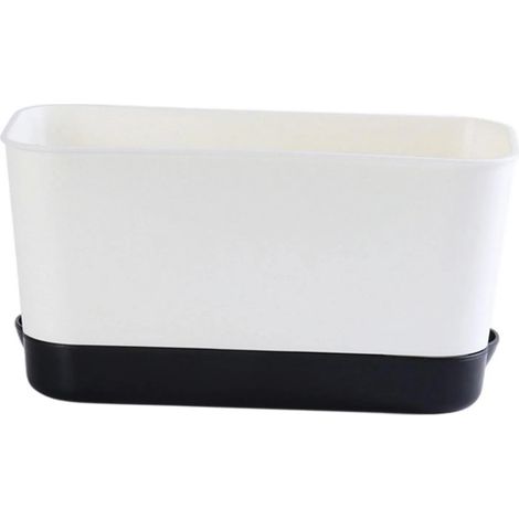 Ensemble de 5 pots de fleurs en plastique transparent, idéal pour (1/5)