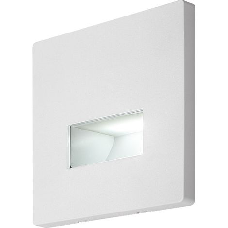 Applique encastrable marche LED blanche carrée 1W 3000/4500/6500K (1/5)
